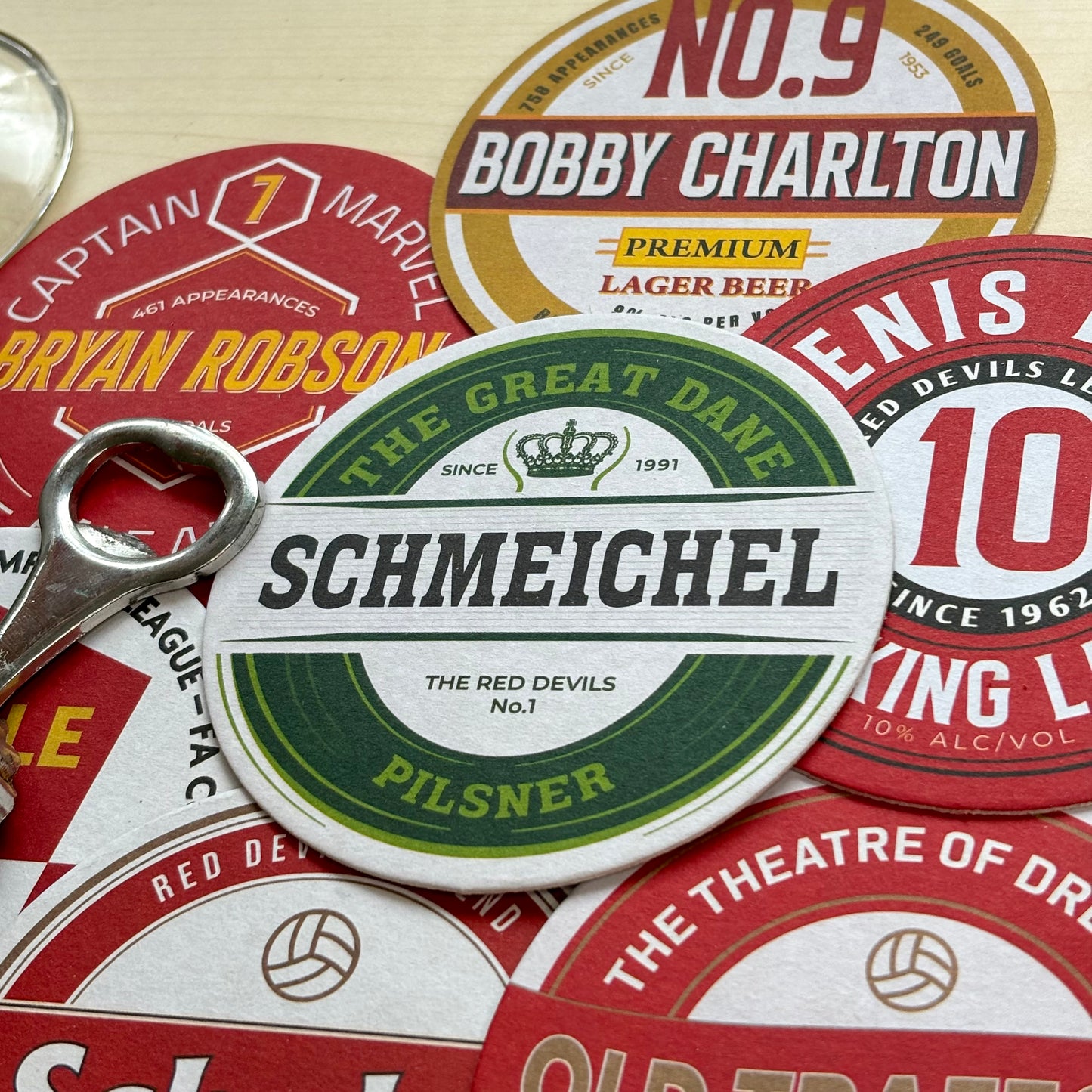 Manchester United Beer Mats