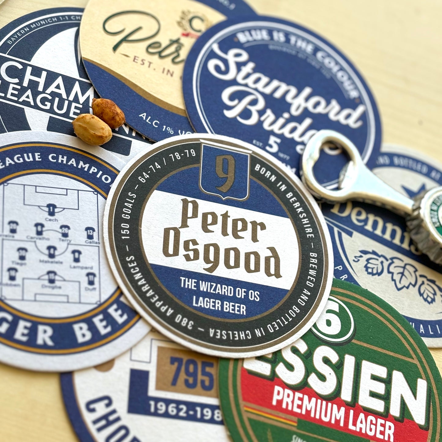 Chelsea Beer Mats (FATHER’S DAY SALE)