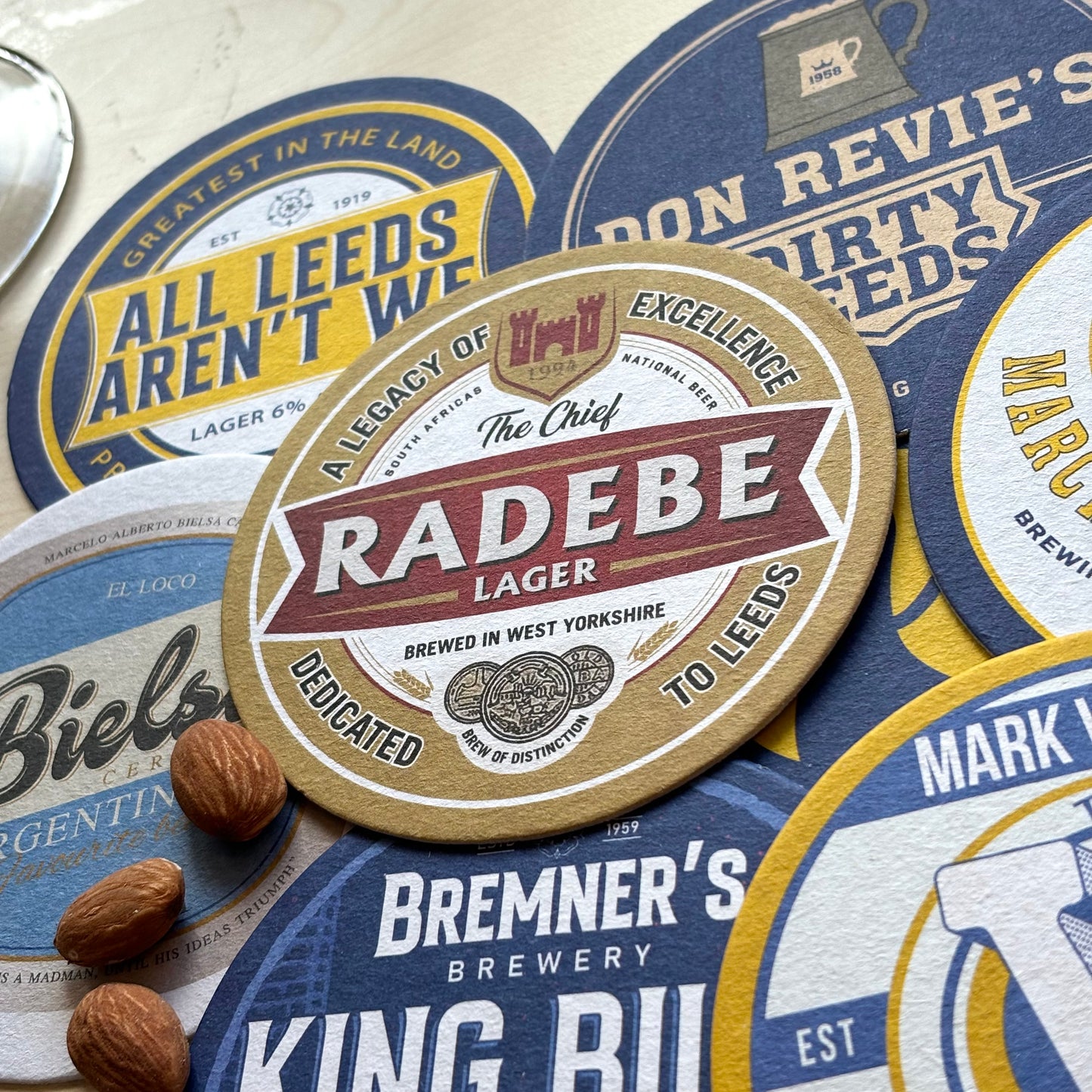 Leeds United Beer Mats