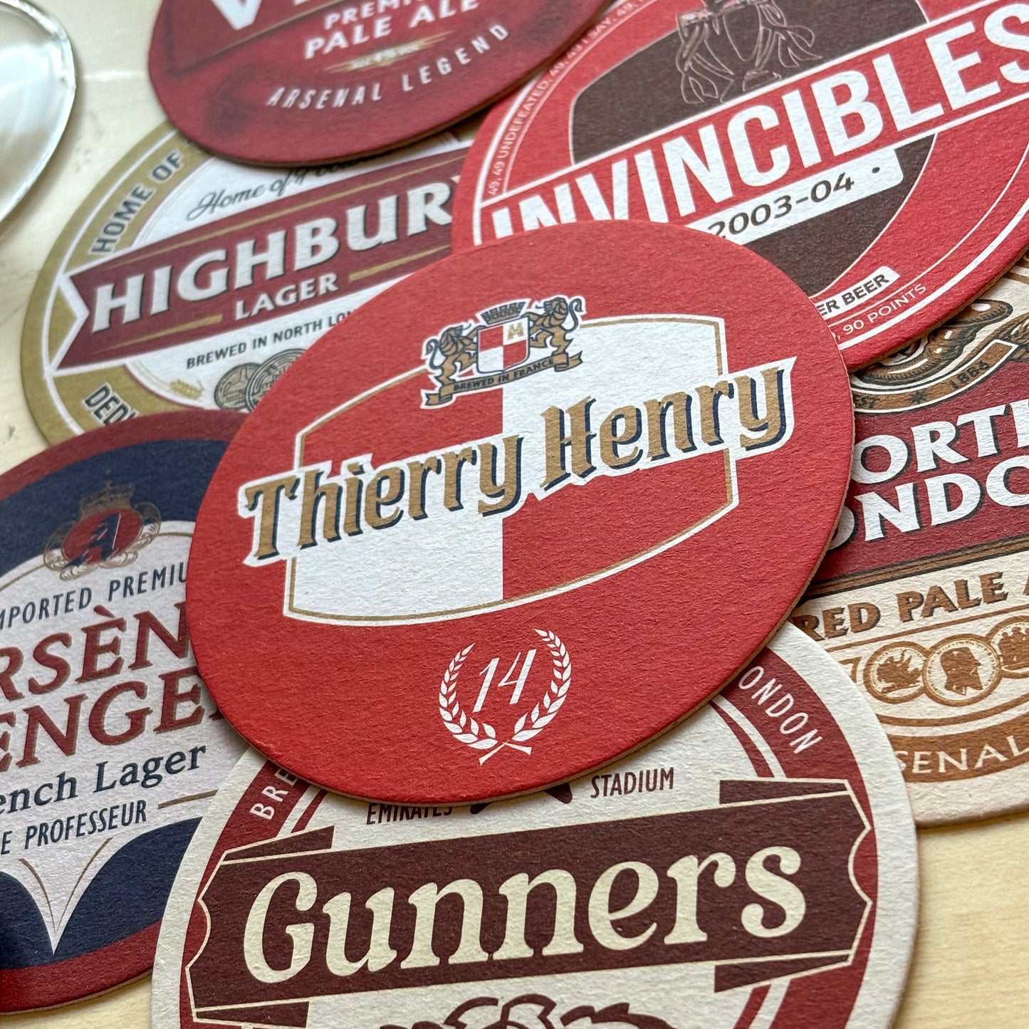 Arsenal Beer Mats (FATHER’S DAY SALE)