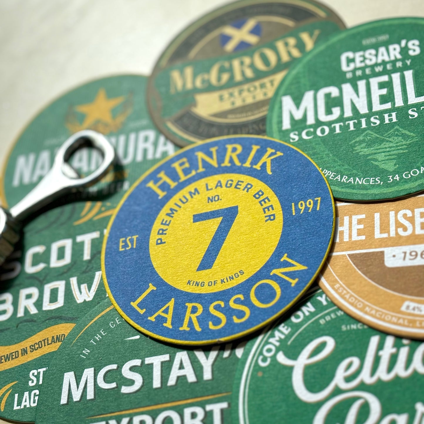 Celtic Beer Mats (FATHER’S DAY SALE)