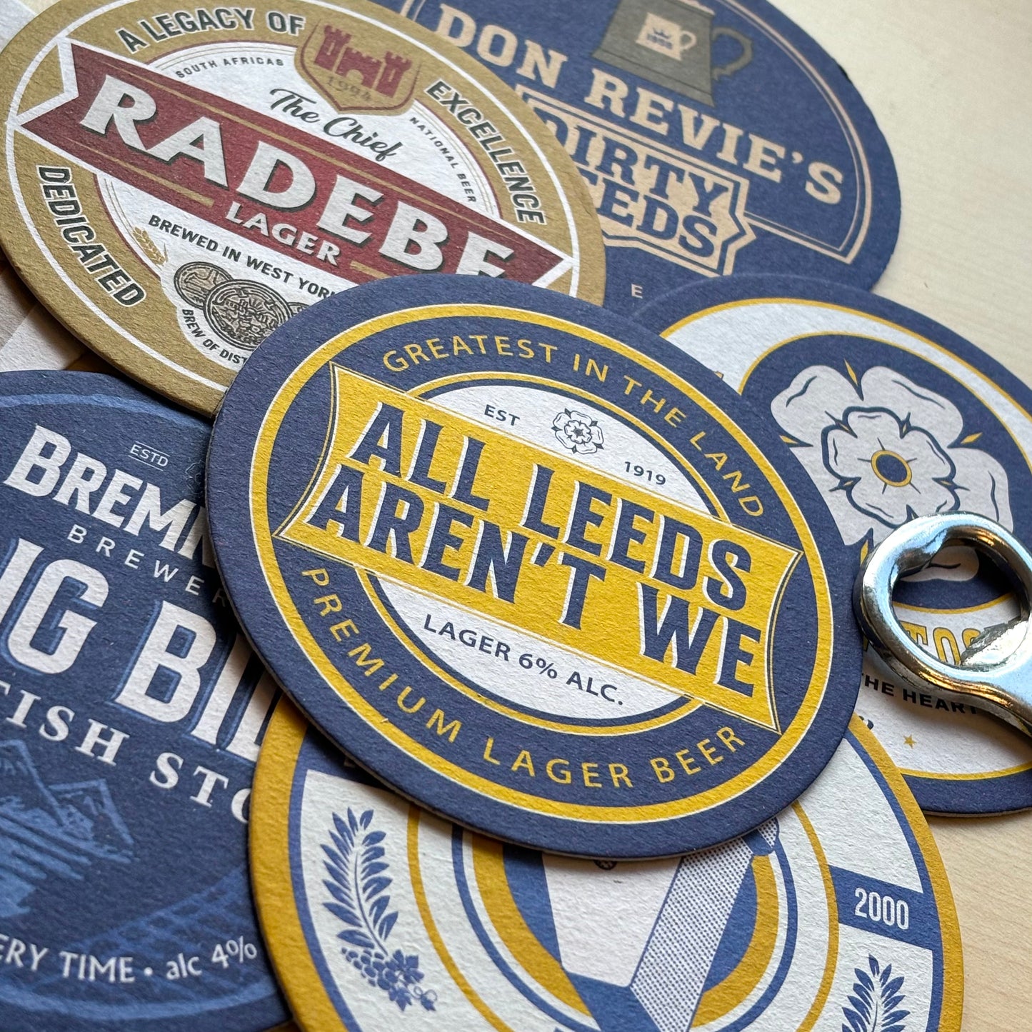 Leeds United Beer Mats