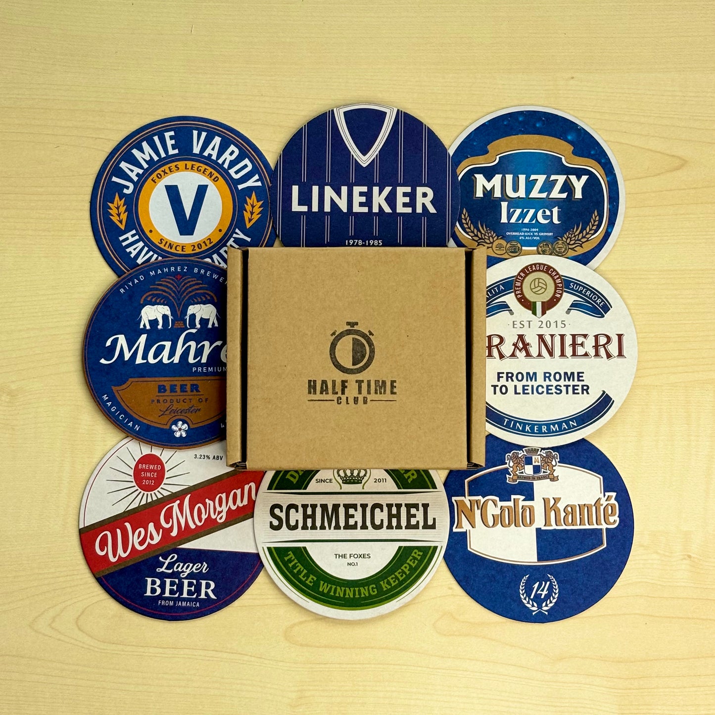 Leicester City Beer Mats (FATHER’S DAY SALE)