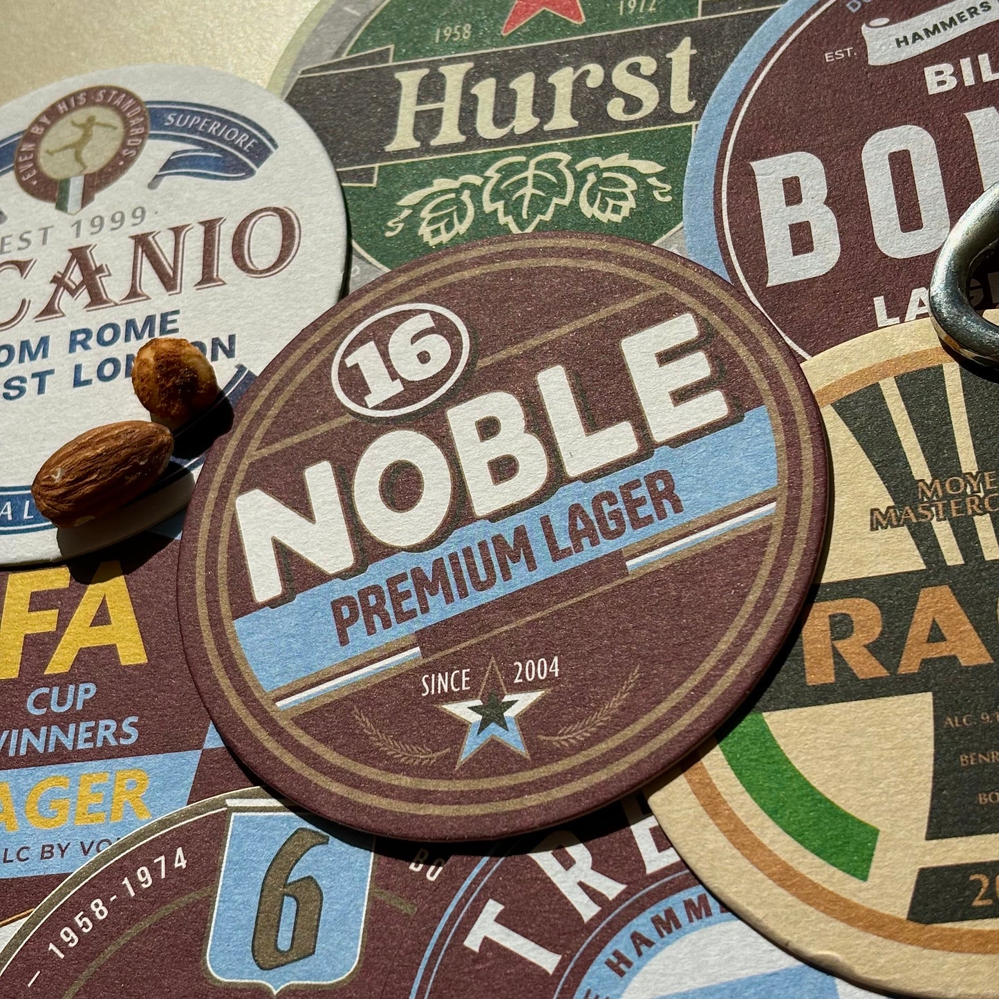 West Ham Beer Mats (FATHER’S DAY SALE)