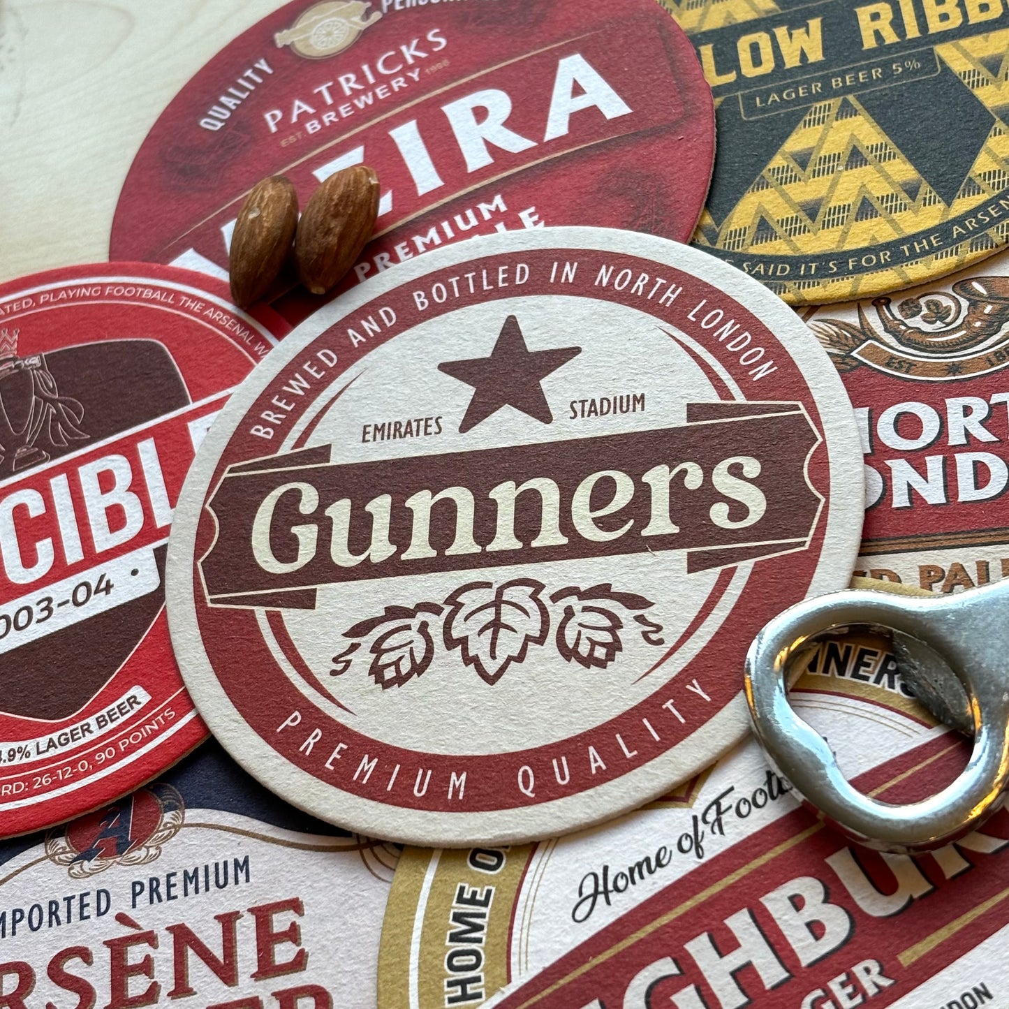 Arsenal Beer Mats (FATHER’S DAY SALE)