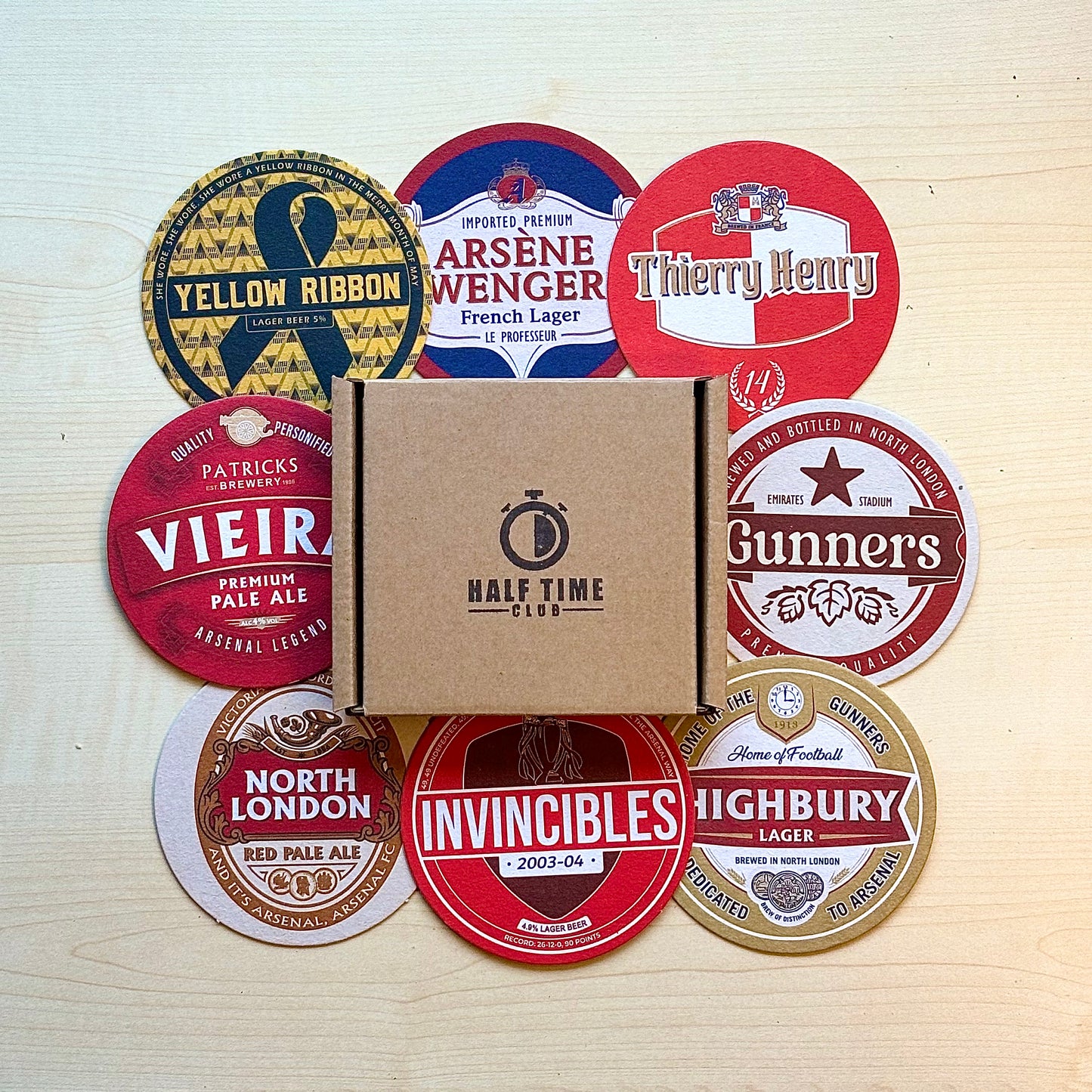 Arsenal Beer Mats (FATHER’S DAY SALE)
