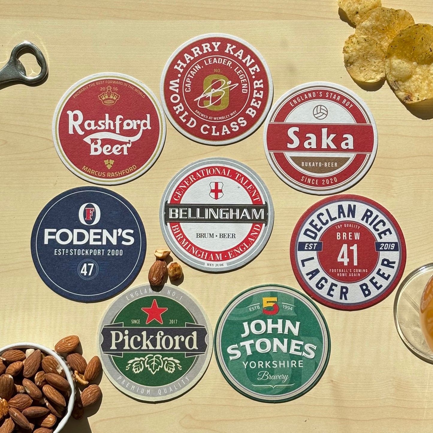England Beer Mats