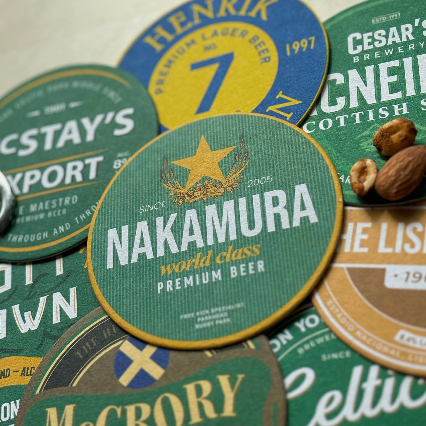 Celtic Beer Mats (FATHER’S DAY SALE)