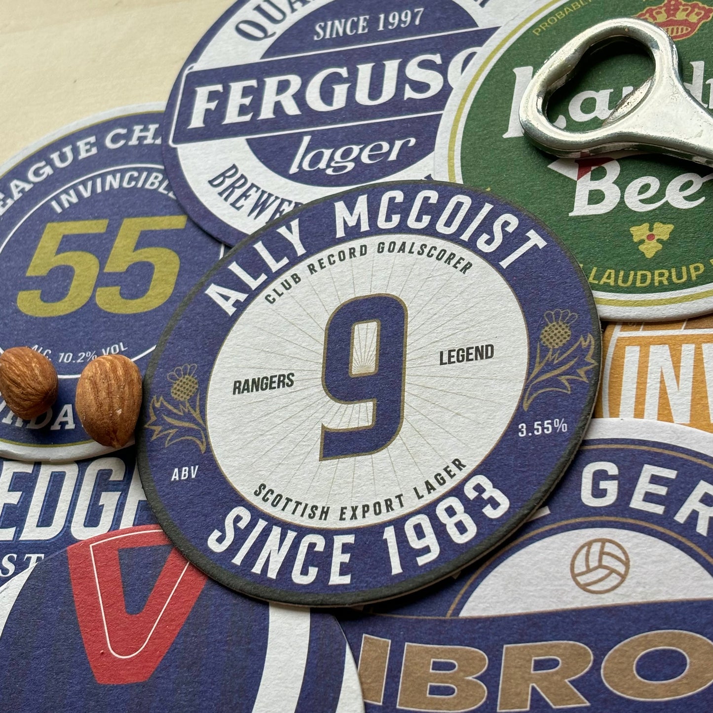 Rangers Beer Mats
