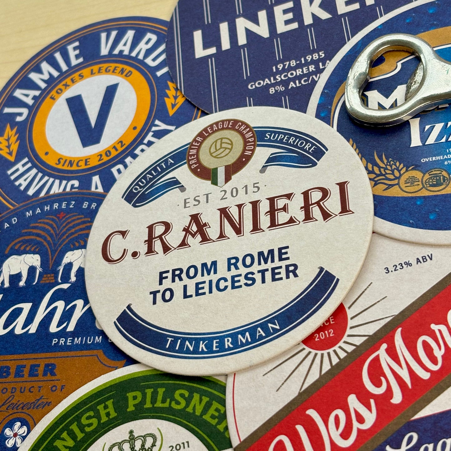 Leicester City Beer Mats (FATHER’S DAY SALE)