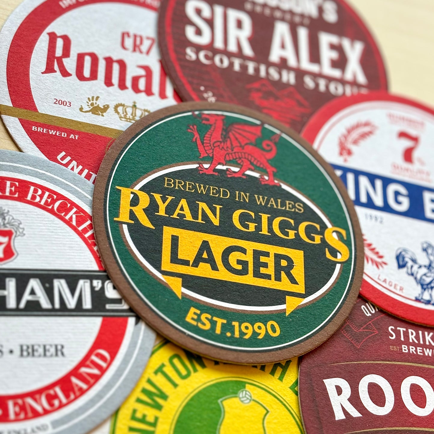 Manchester United Beer Mats