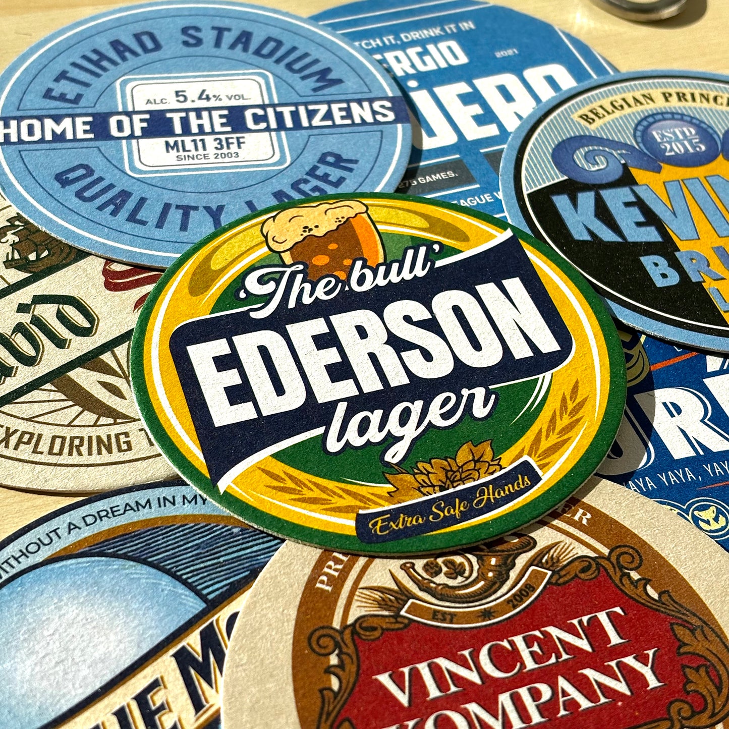 Manchester City Beer Mats