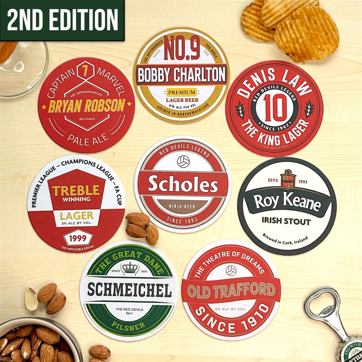 Manchester United Beer Mats