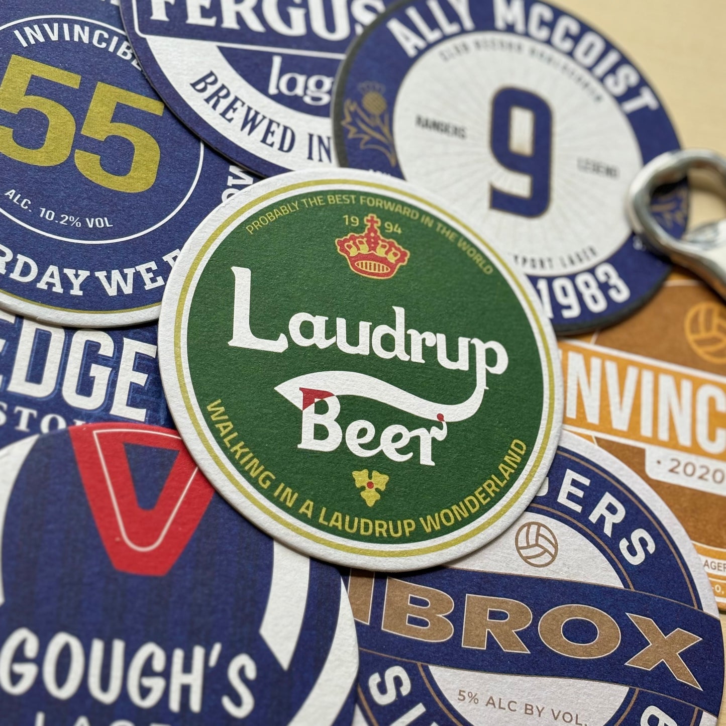 Rangers Beer Mats