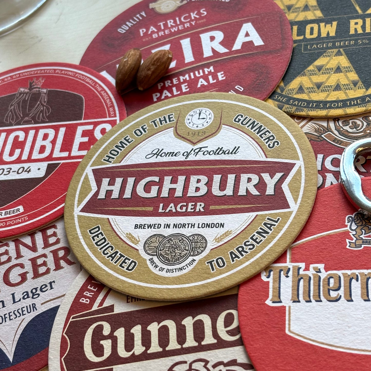 Arsenal Beer Mats (FATHER’S DAY SALE)