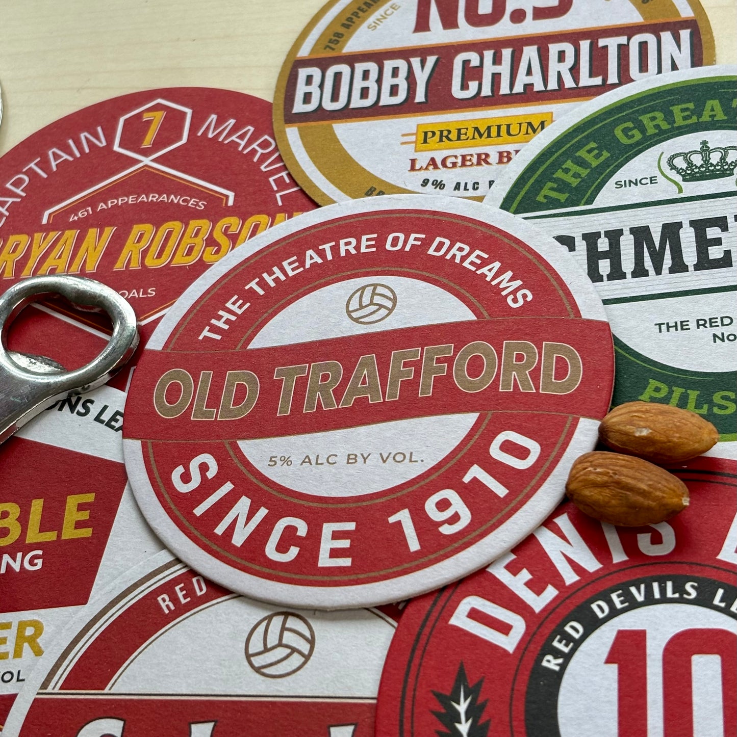 Manchester United Beer Mats