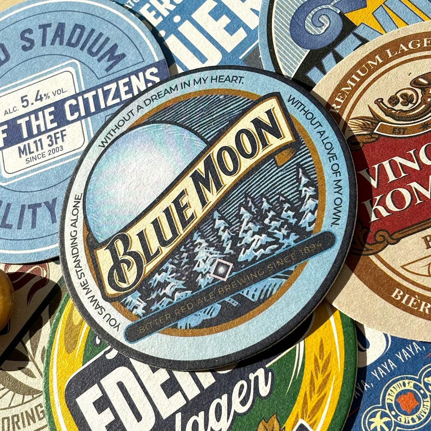 Manchester City Beer Mats