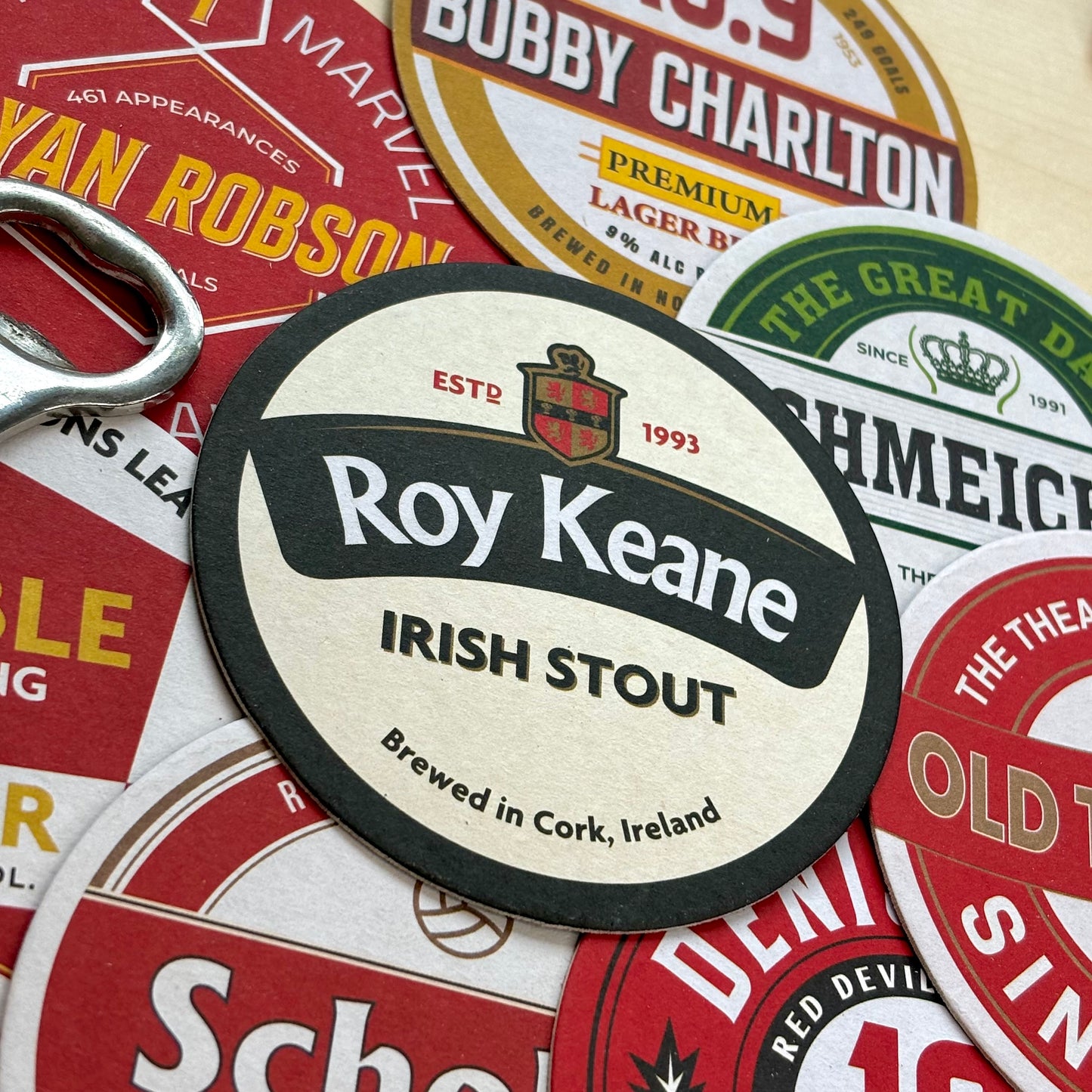 Manchester United Beer Mats