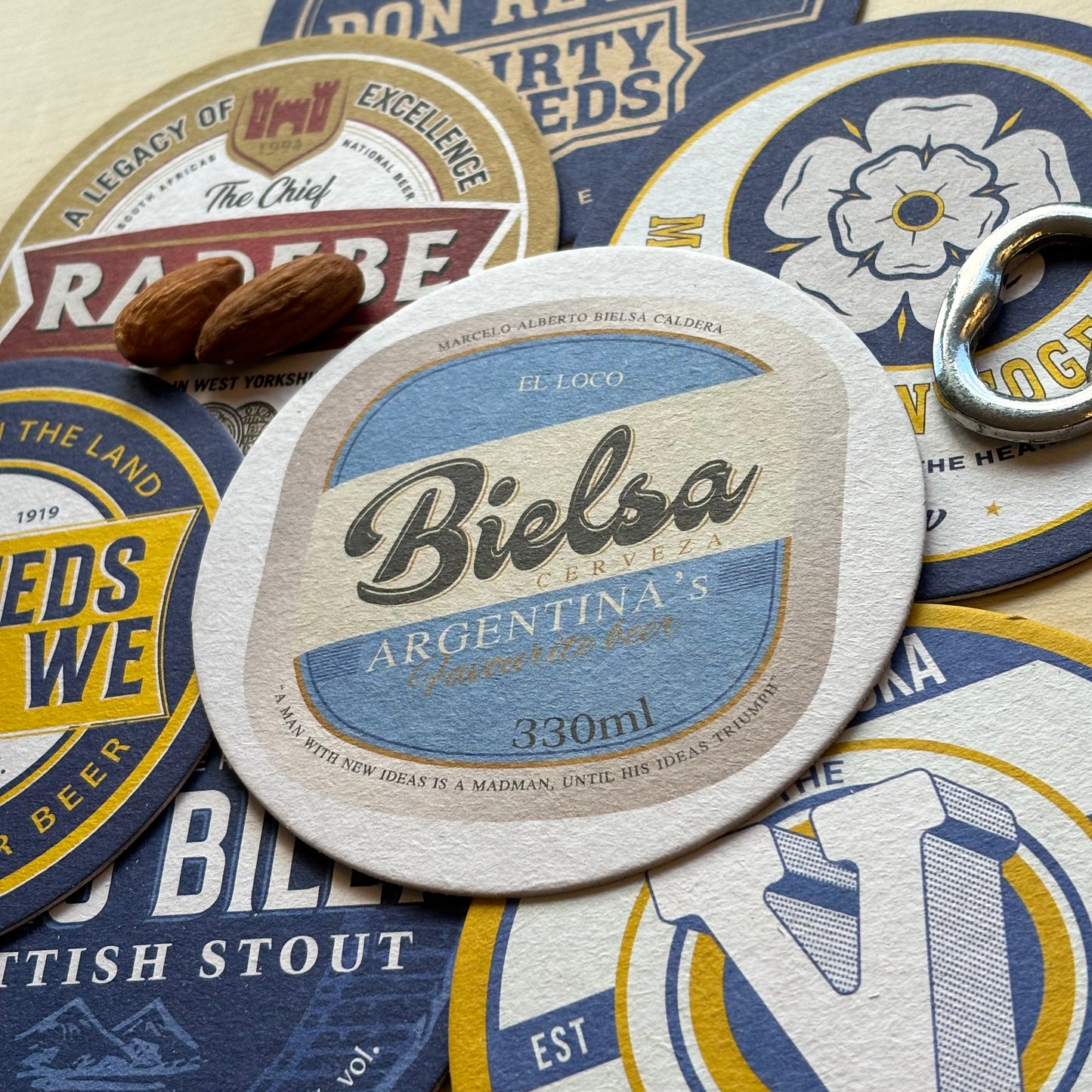 Leeds United Beer Mats