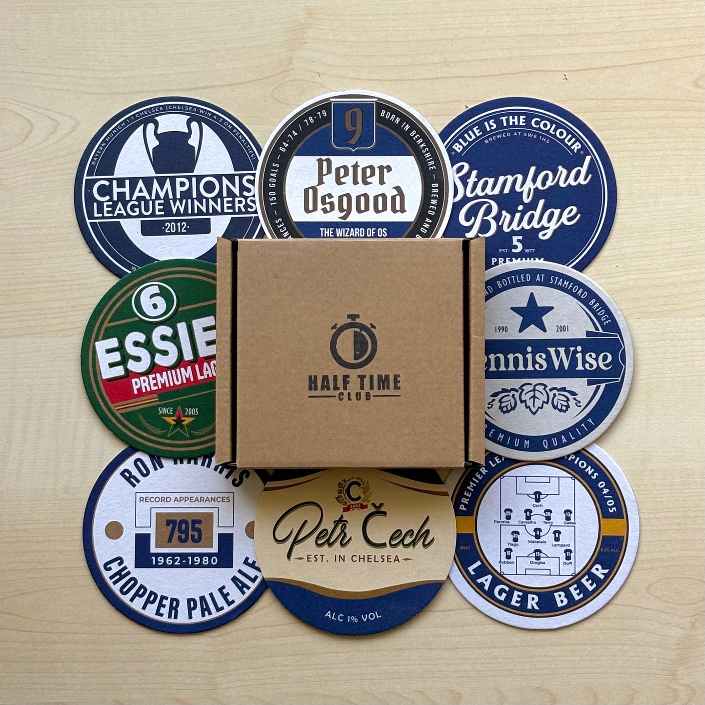 Chelsea Beer Mats (FATHER’S DAY SALE)