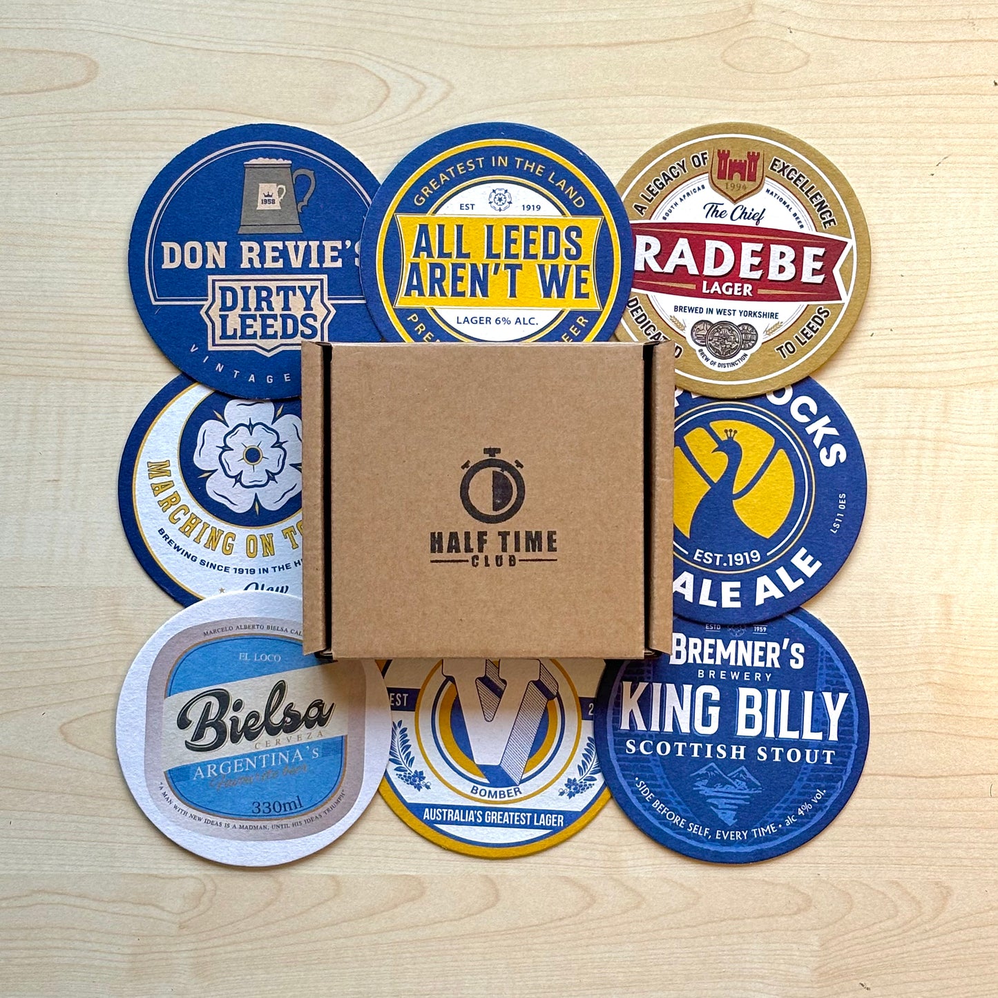 Leeds United Beer Mats