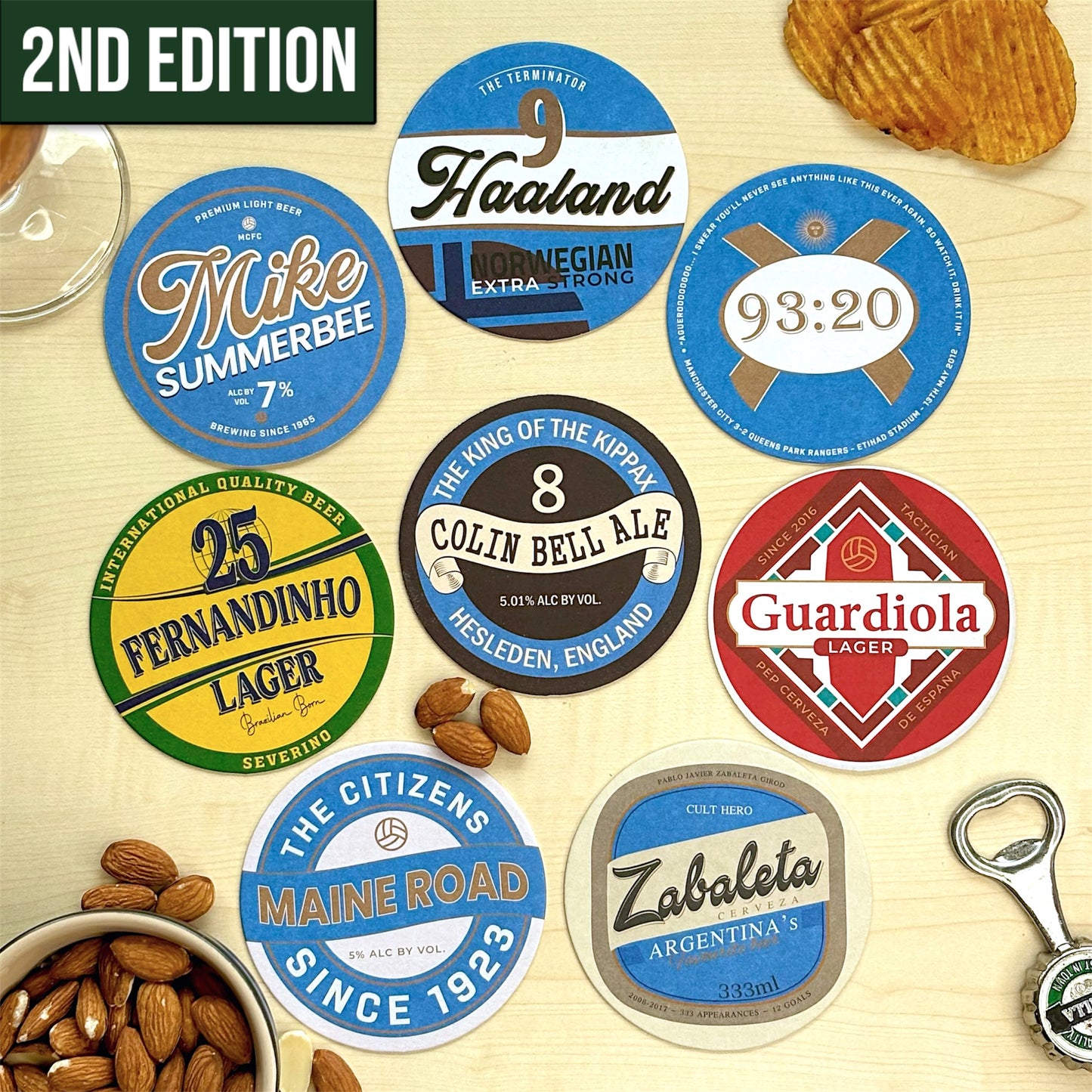 Manchester City Beer Mats