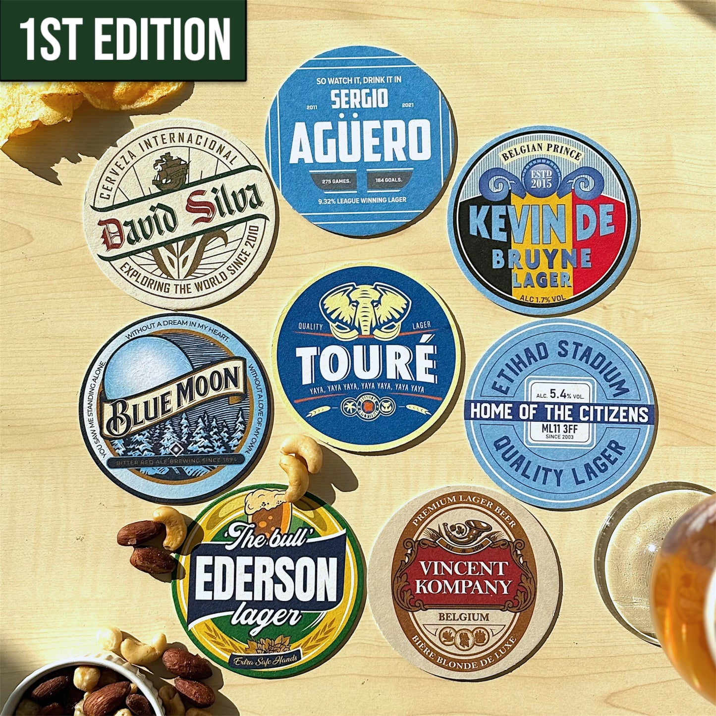 Manchester City Beer Mats