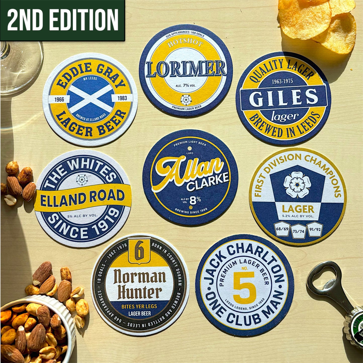 Leeds United Beer Mats