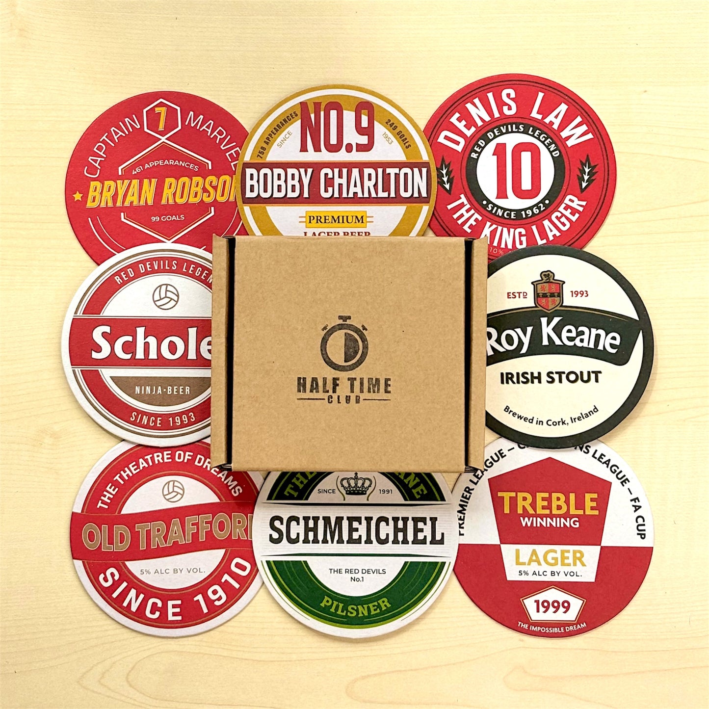 Manchester United Beer Mats
