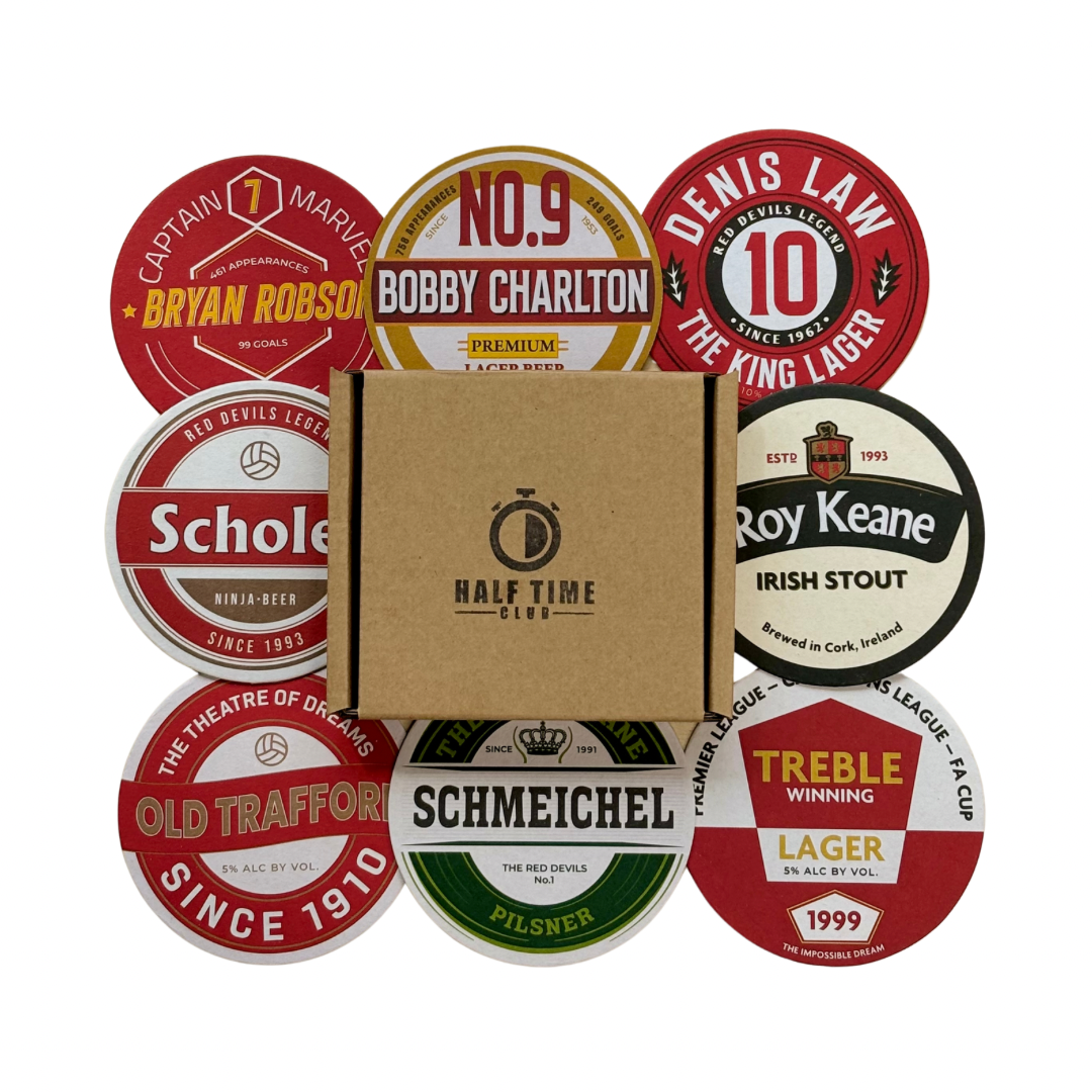 Football Beer Mats (8-Pack)
