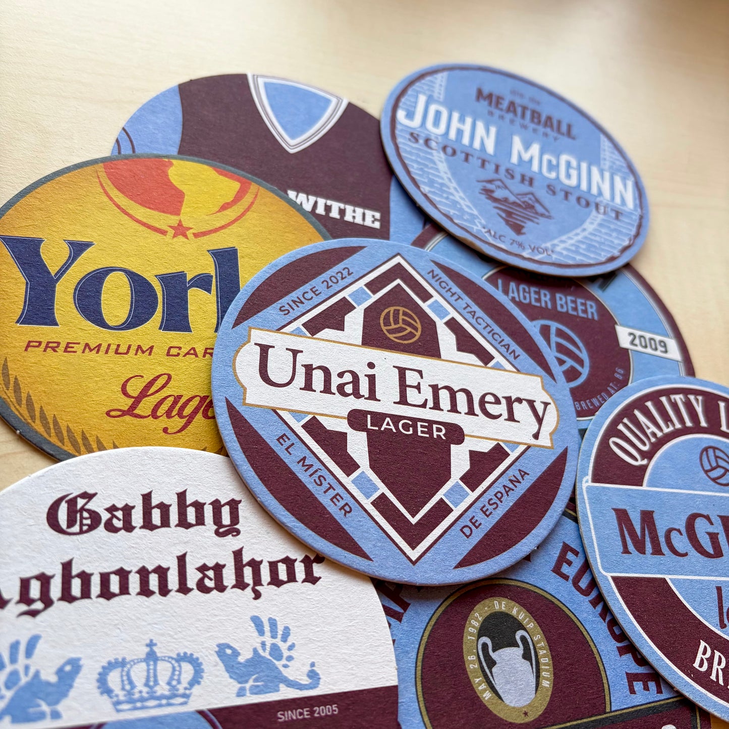 Aston Villa Beer Mats