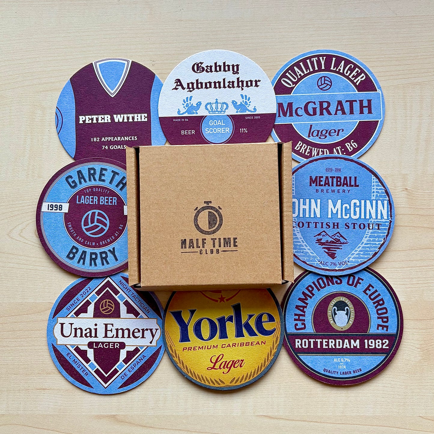 Aston Villa Beer Mats