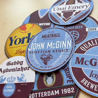 Aston Villa Beer Mats