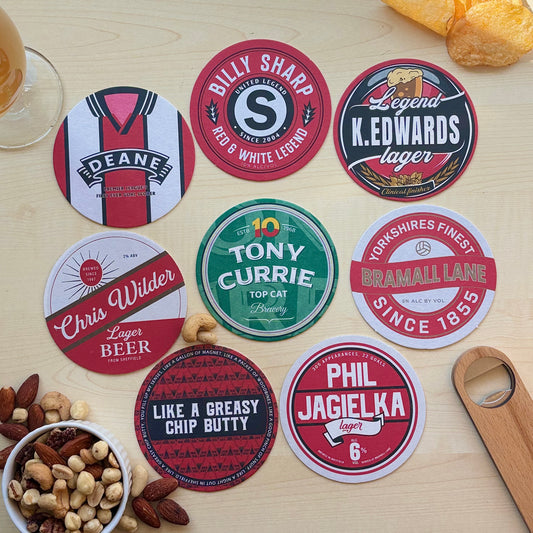 Sheffield United Beer Mats (FATHER’S DAY SALE)
