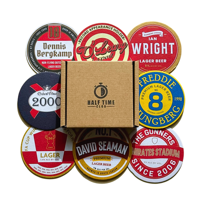 Football Beer Mats (8-Pack)