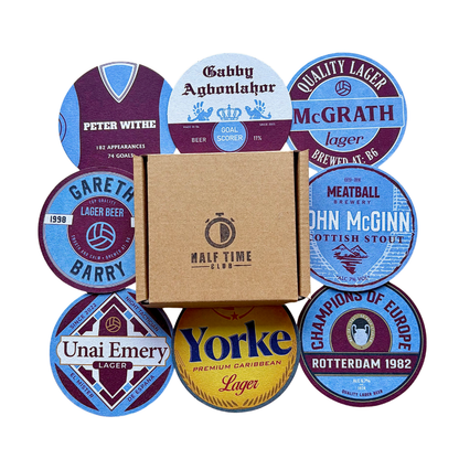 Football Beer Mats (8-Pack)