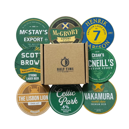 Football Beer Mats (8-Pack)