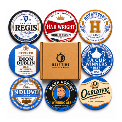 Football Beer Mats (8-Pack)