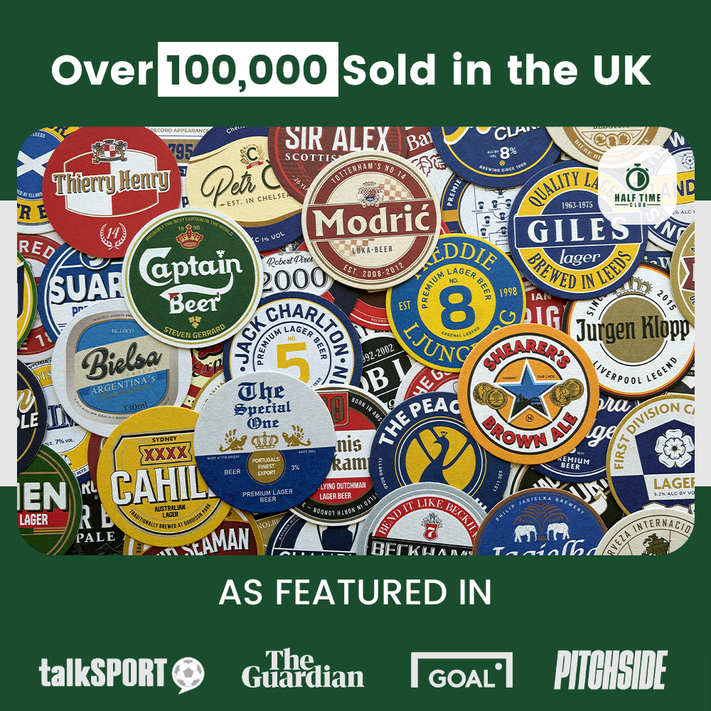 Football Beer Mats (8-Pack)