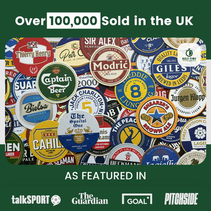 Football Beer Mats (8-Pack)