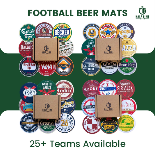 Football Beer Mats (8-Pack)