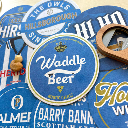 Sheffield Wednesday Beer Mats (FATHER’S DAY SALE)
