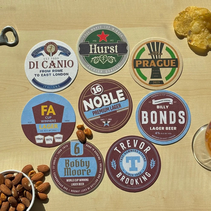 West Ham Beer Mats (FATHER’S DAY SALE)