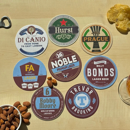 West Ham Beer Mats (FATHER’S DAY SALE)