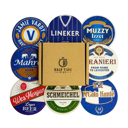 Football Beer Mats (8-Pack)
