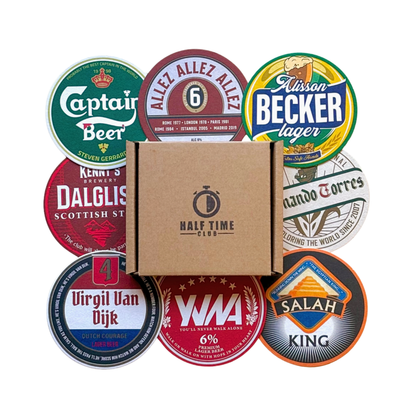Football Beer Mats (8-Pack)