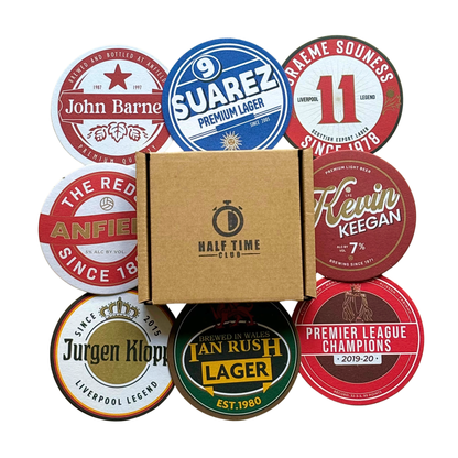 Football Beer Mats (8-Pack)