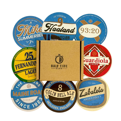 Football Beer Mats (8-Pack)