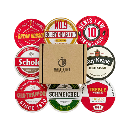 Football Beer Mats (8-Pack)