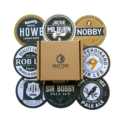 Football Beer Mats (8-Pack)